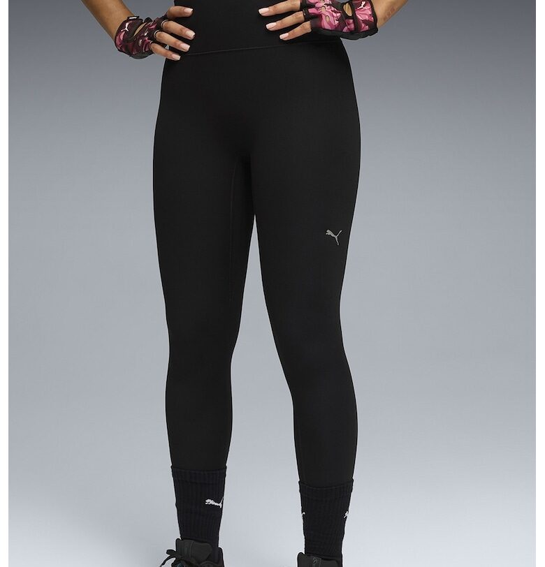 Тренировъчен клин с висока талия - Черен Puma