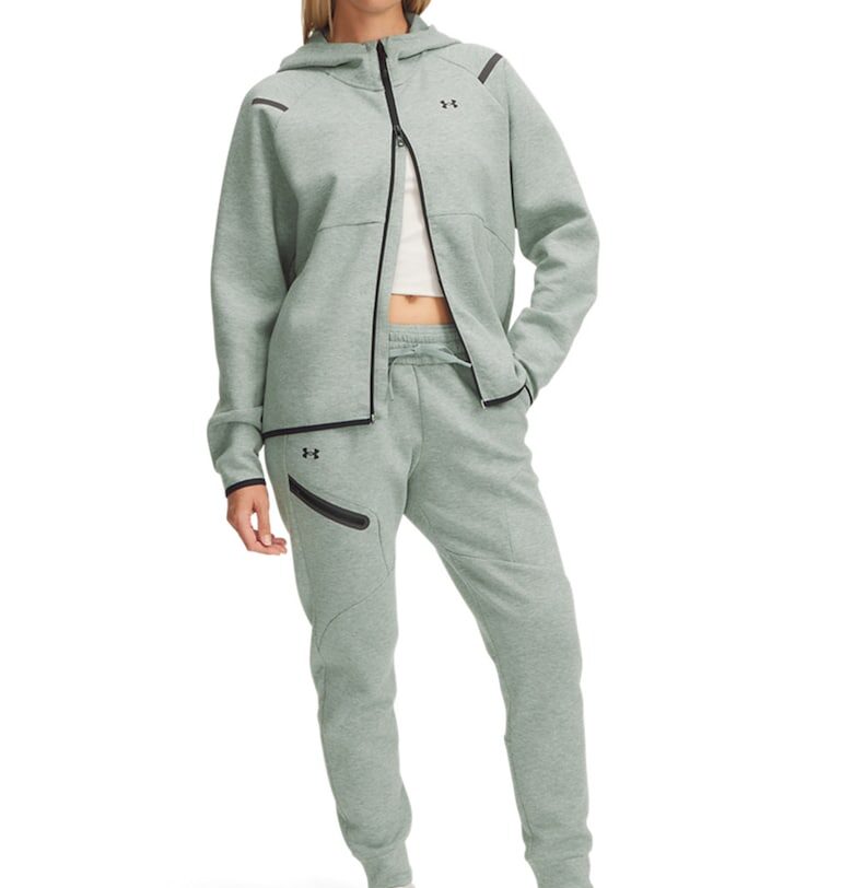 Тренировъчен спортен панталон Unstoppable с висока талия - Бледозелен Under Armour