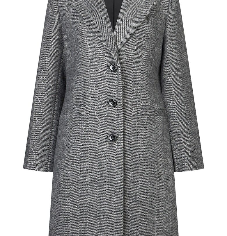 Тренч с вълна - Сив Liu Jo