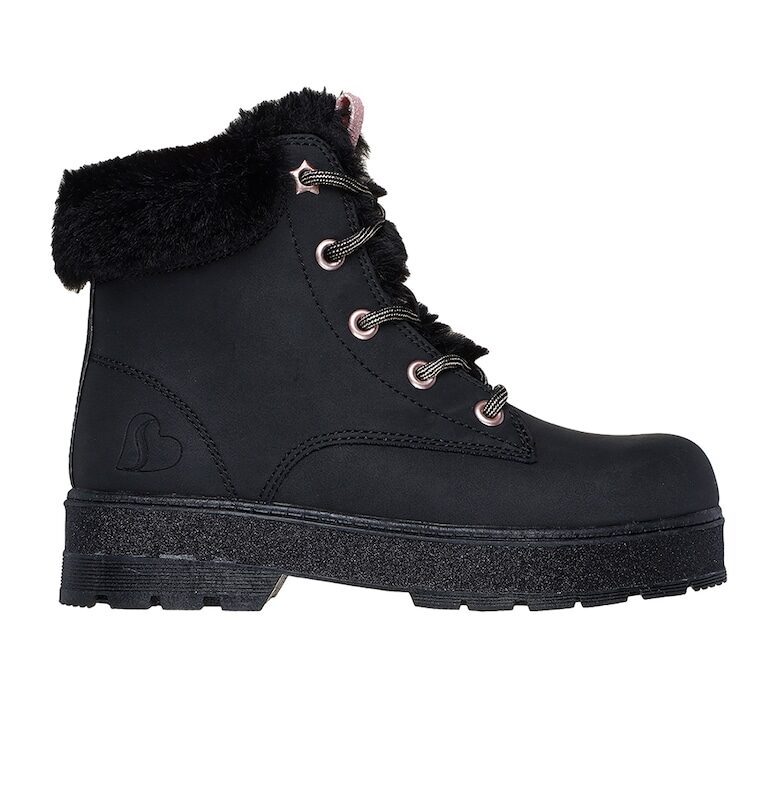 Туристически обувки за момичета -  304124013 - екологична кожа Skechers