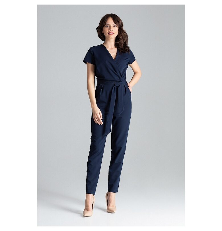 Тъмно син дамски гащеризон Ireneu  Тъмносин Lenitif