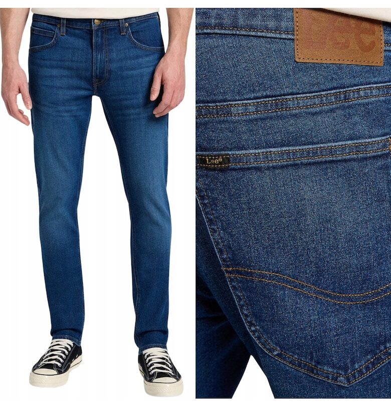 Тъмно сини дънки  Luke - Син Lee