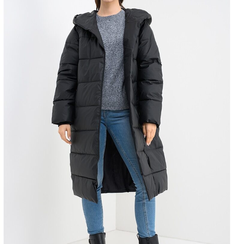 Уголемено зимно ватирано яке - Черен Vero Moda