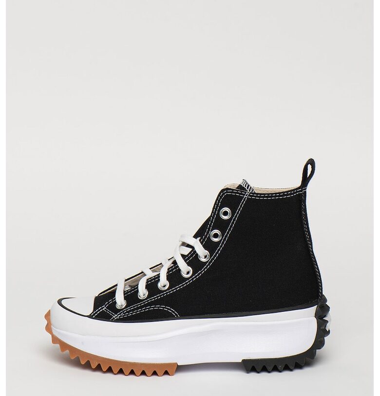 Унисекс високи маратонки с плоска подметка Run Star Hike - Бяло - Черно Converse