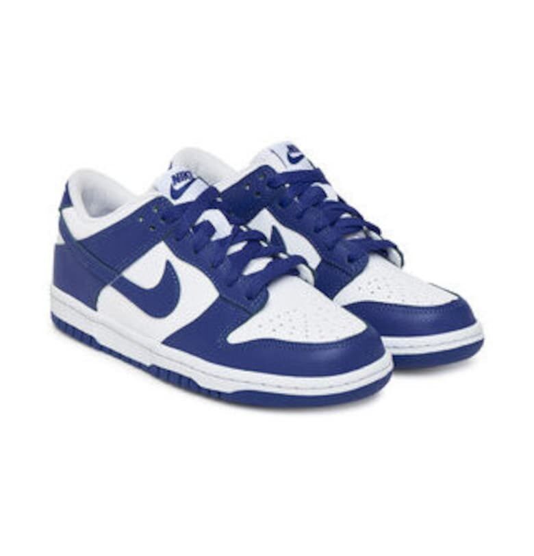 Унисекс кецове 305730091 -  Естествена кожа - Син/Бял Nike