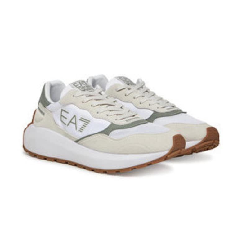 Унисекс кецове - Emporio Armani  текстил - бял EA7