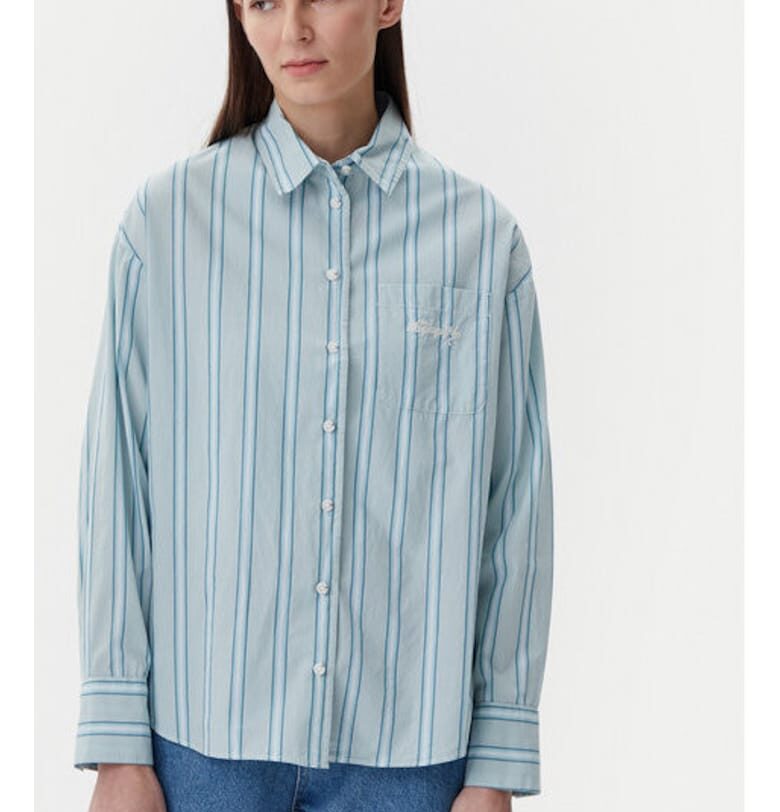 Унисекс риза -  305332271 - Памук - Син - Син brak