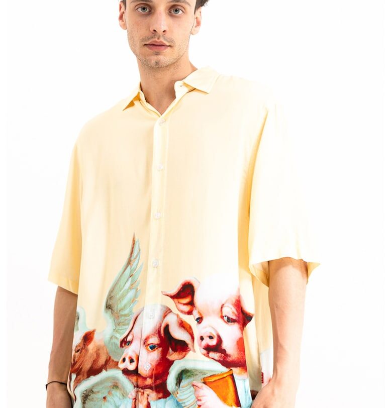 Унисекс риза Angel с паднали ръкави PORC