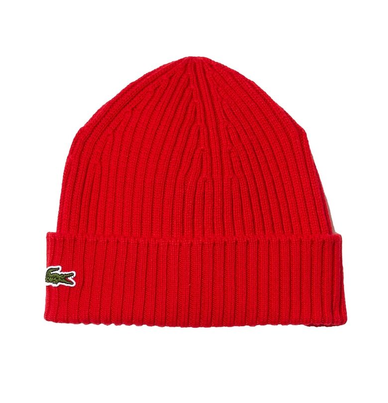 Унисекс рипсена шапка от вълна Lacoste