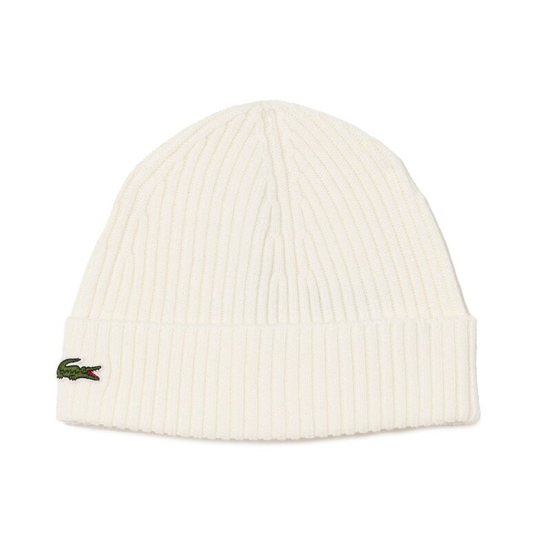Унисекс рипсена шапка от вълна Lacoste