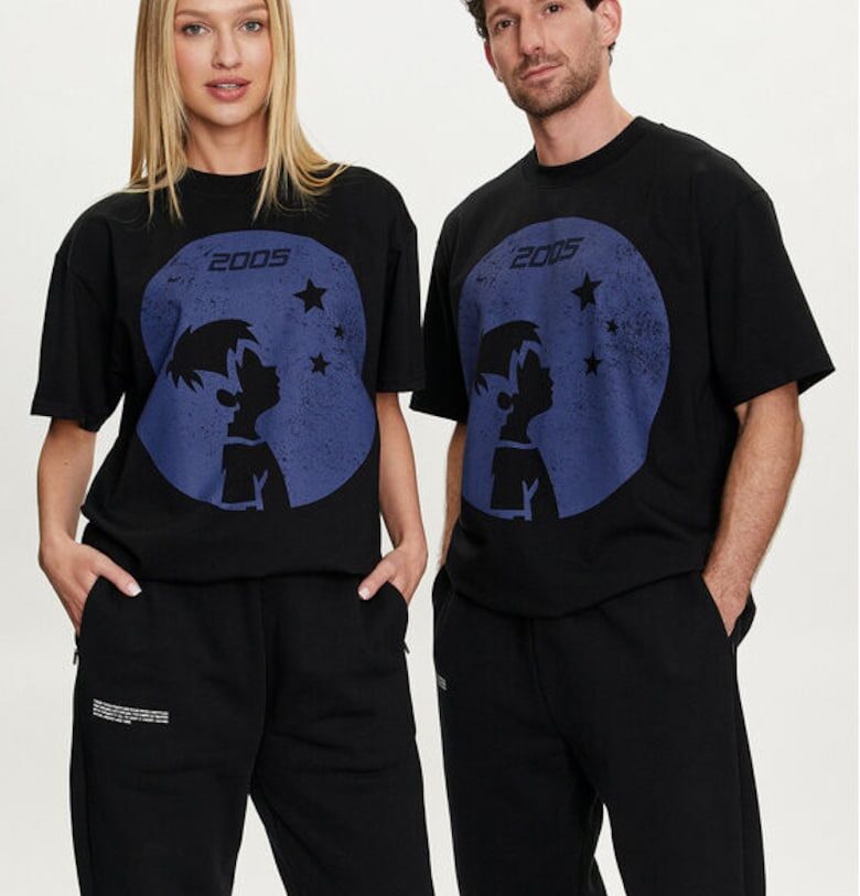 Унисекс тениска -  304271625 - Памук - Черен - Черен 2005