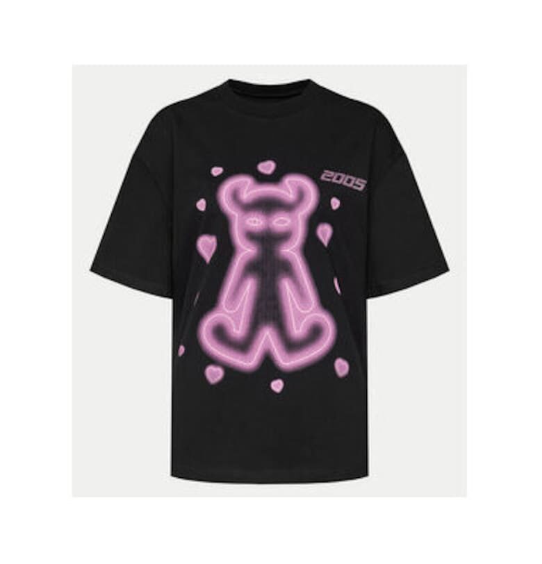 Унисекс тениска -  304271656 - Памук - Черен - Черен 2005