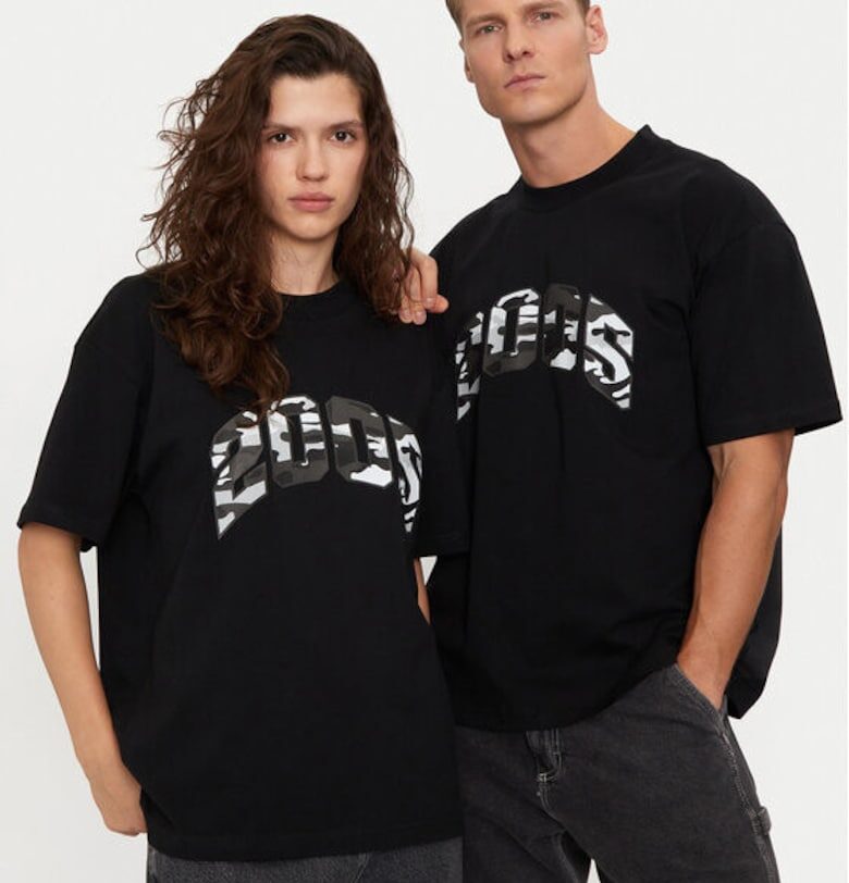 Унисекс тениска -  304956454 - Памук - Черен - Черен 2005