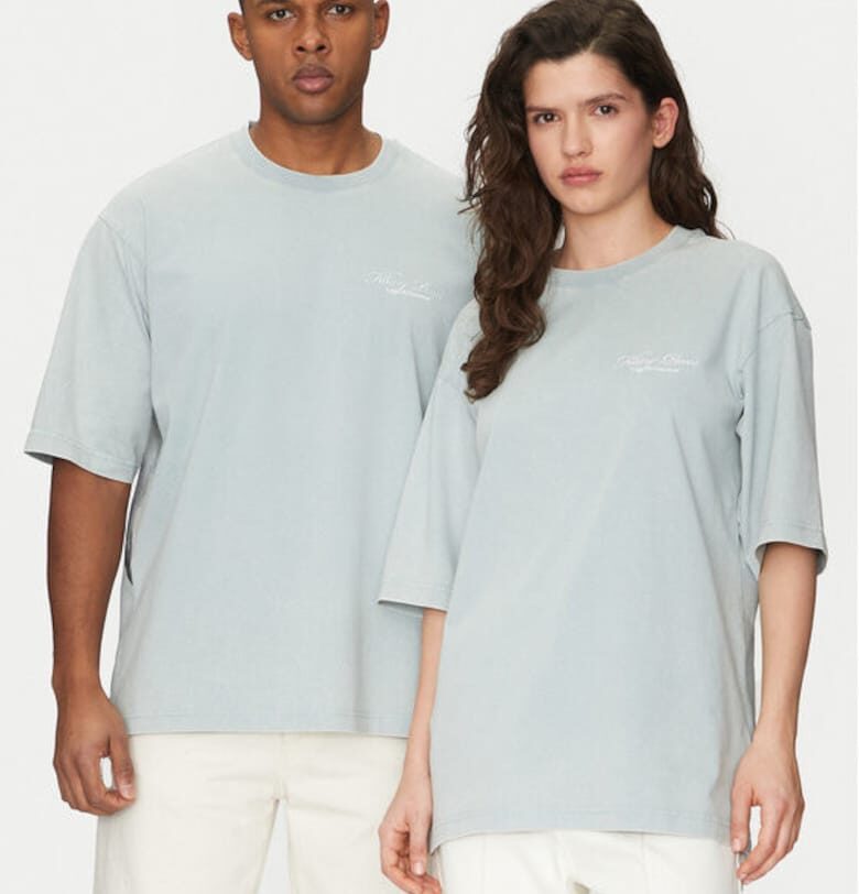 Унисекс тениска -  305038616 - Органичен памук - Зелена - Зелен FILLING PIECES