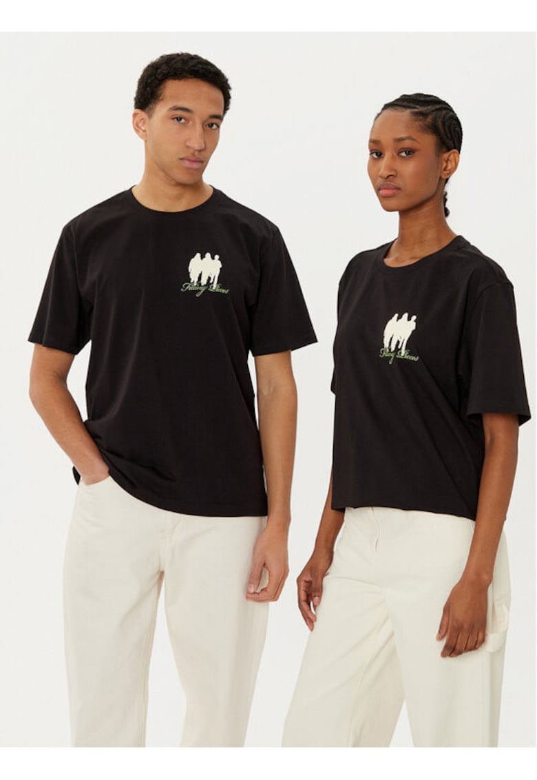 Унисекс тениска - 305038708 - Органичен памук - Черен - Черен FILLING PIECES