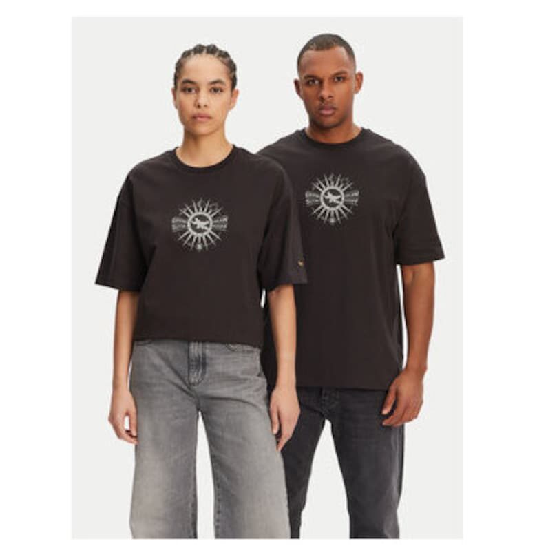 Унисекс тениска  630092 - памук/рециклиран памук - черна - Черен Puma