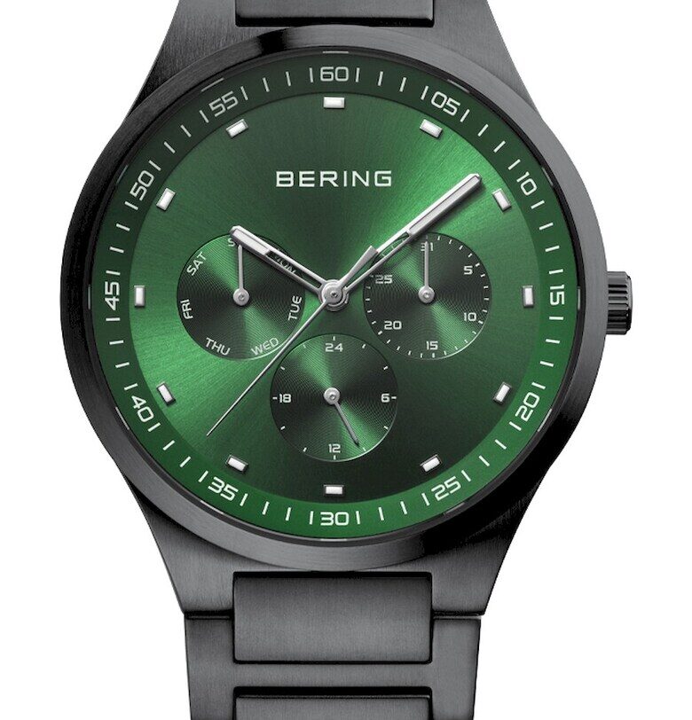 Унисекс часовник  неръждаема стомана - 10 ATM - черен Bering