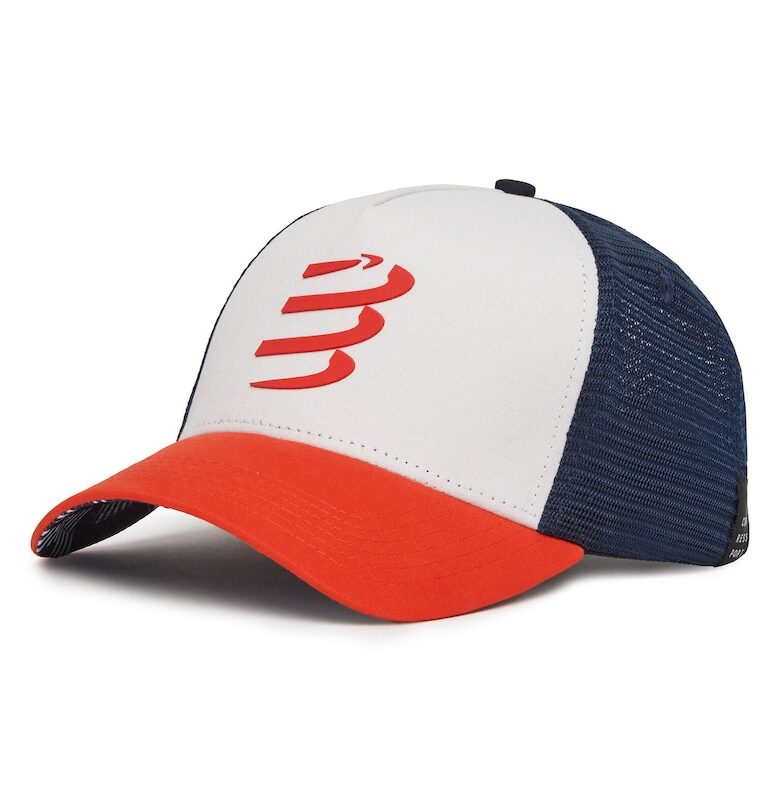 Унисекс шапка  XHWU4190059TU - Текстил - 0 EU - Бял/Тъмносин CompresSport