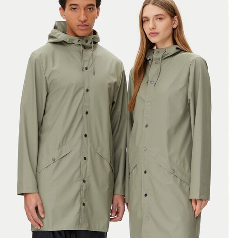 Унисекс яке -  305312631 - Полиестер - Зелено - Зелен Rains