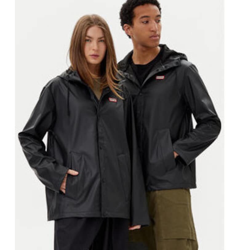 Унисекс яке -  HARU0012251 - полиестер/полиуретан - черно Hunter