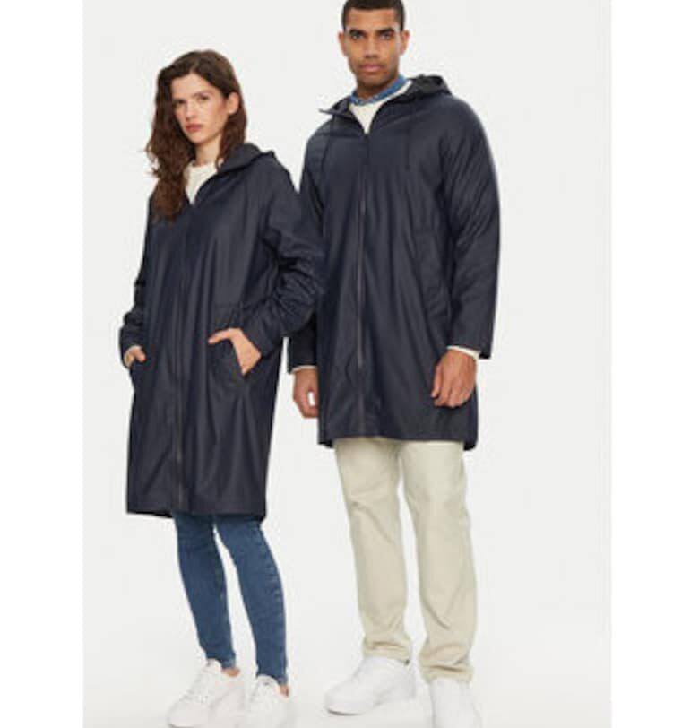 Унисекс яке  модел HARU0002242 - тъмносиньо - полиуретан - Тъмносин Hunter