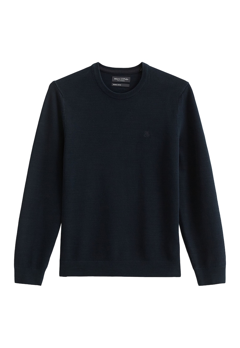 Фино плетен пуловер - Син Marc OPolo