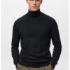 Фино плетено поло от вълна - Черен Mango