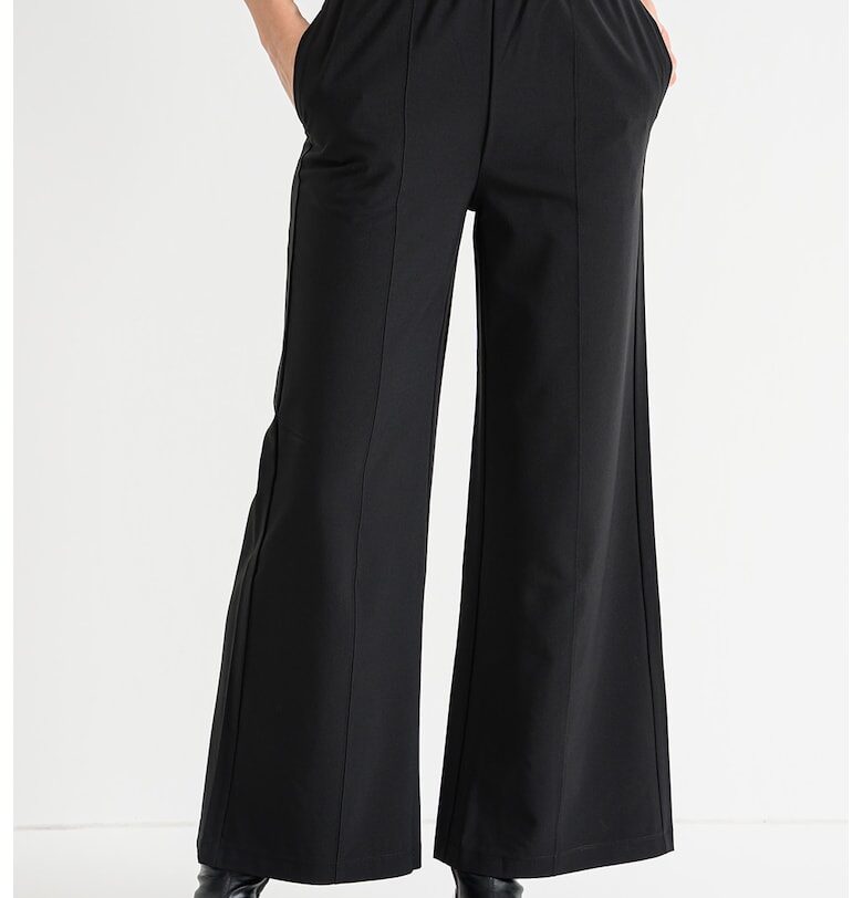 Фитнес панталон с широк крачол - Черен CALVIN KLEIN