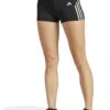 Фитнес шорти с висока талия - Черен adidas Performance