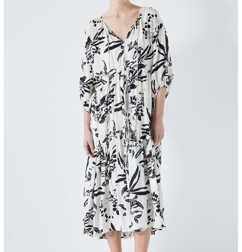 Флорална рокля с 3/4 ръкави Ipekyol