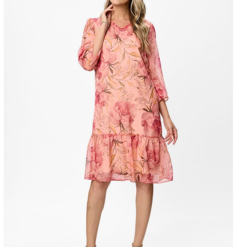 Флорална шпиц рокля BAROCCA