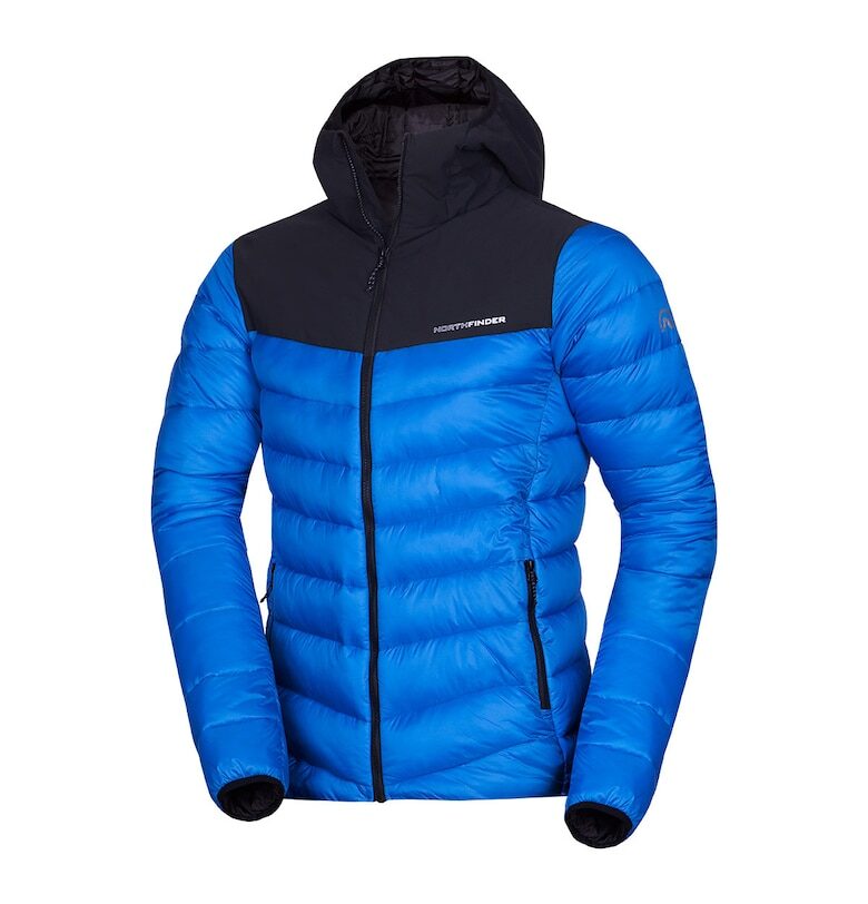 Хайкинг зимно яке Federico с качулка - Син | Черен NORTHFINDER