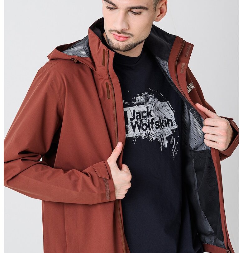 Хайкинг яке Trailtime - Коняк кафяв Jack Wolfskin