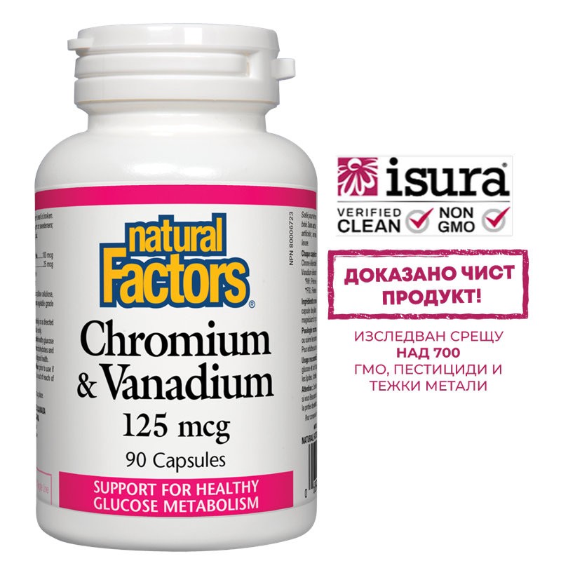 Хром и ванадий – контрол на кръвната захар
