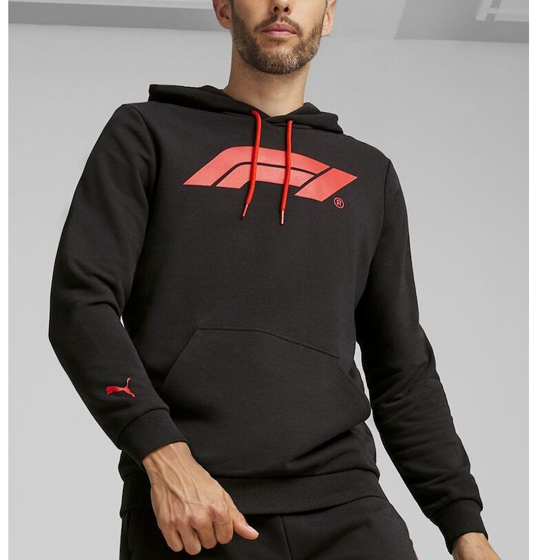 Худи Formula 1 с памук - Черен/Корал Puma