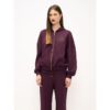 Худи Seraphina с цип и паднали ръкави - Тъмновиолетов Marc Ellis