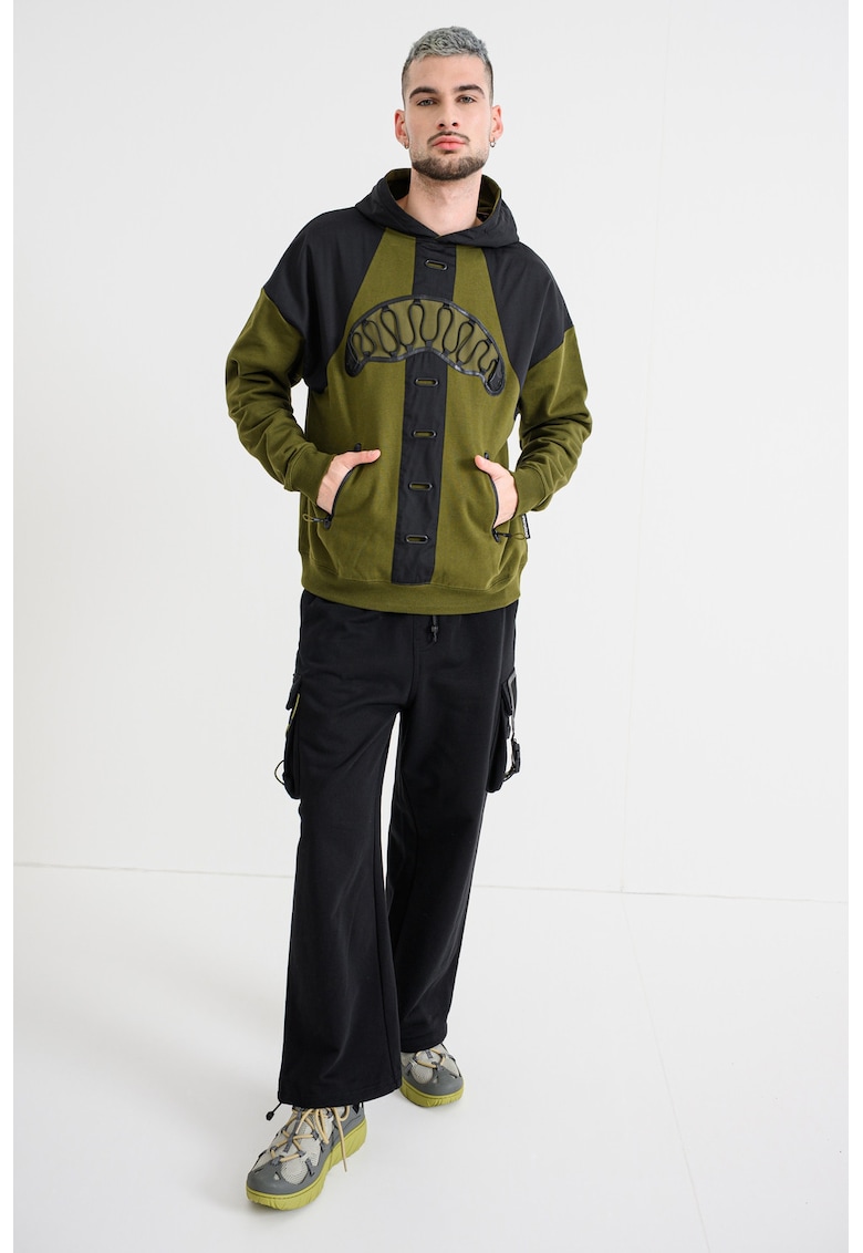 Худи Unleash The Spark - Черен/Тъмно каки Sprayground