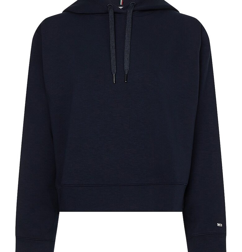 Худи с връзки и паднали ръкави - Тъмносин Tommy Hilfiger