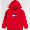 Худи с джоб кенгуру - Червен Tommy Hilfiger
