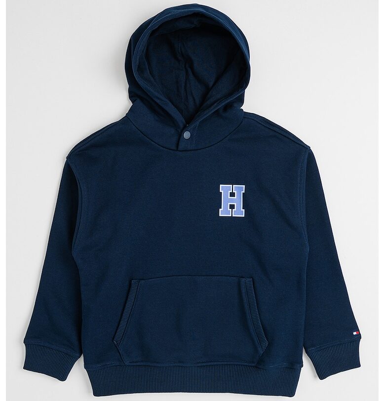 Худи с джоб кенгуру - Тъмносин Tommy Hilfiger