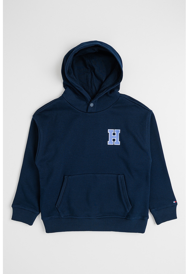 Худи с джоб кенгуру - Тъмносин Tommy Hilfiger