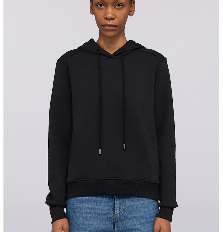 Худи с еластични маншети и подгъв - Черен Trussardi