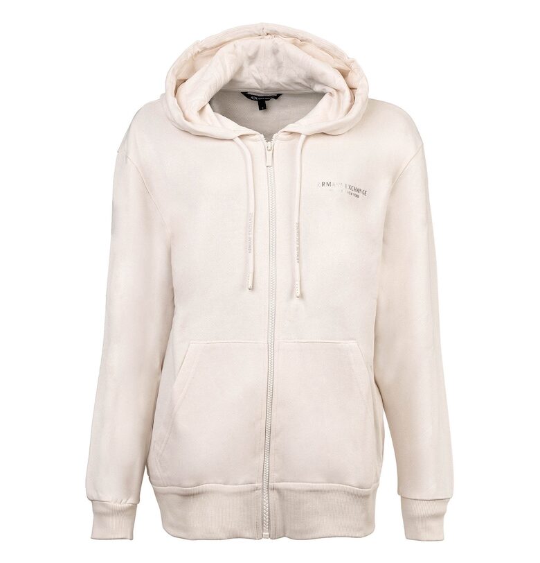 Худи с лого - Бял ARMANI EXCHANGE