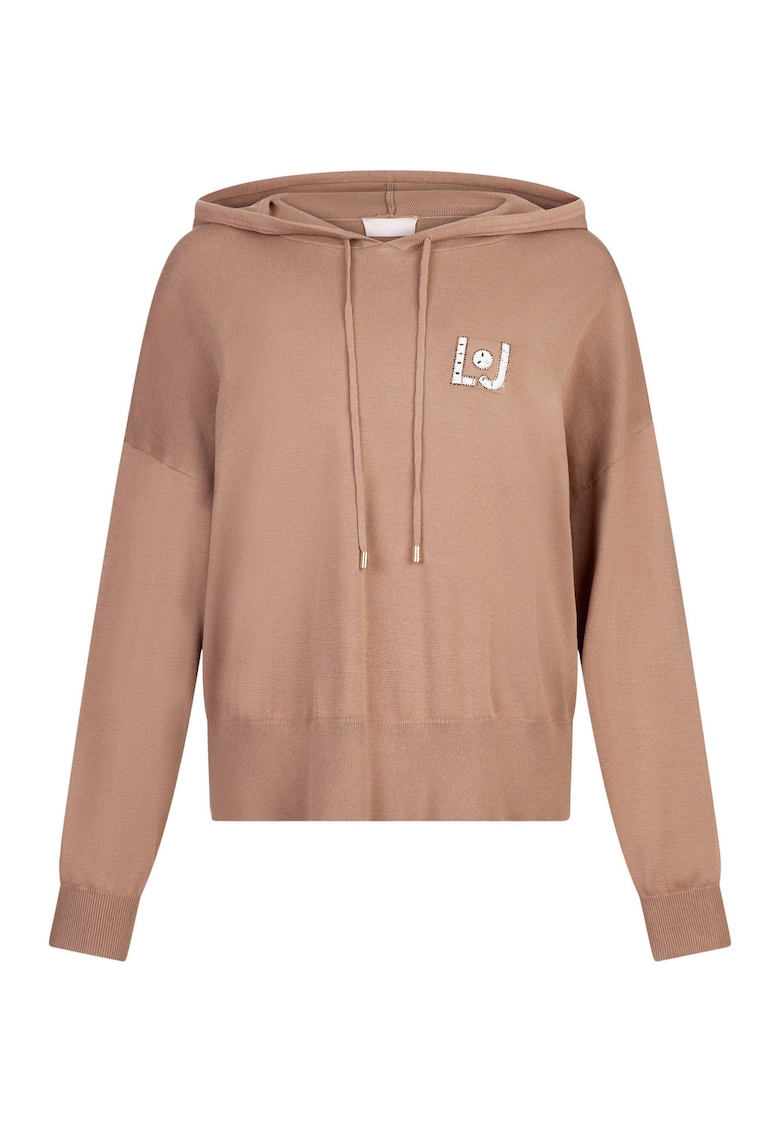 Худи с лого - Кафяв Liu Jo