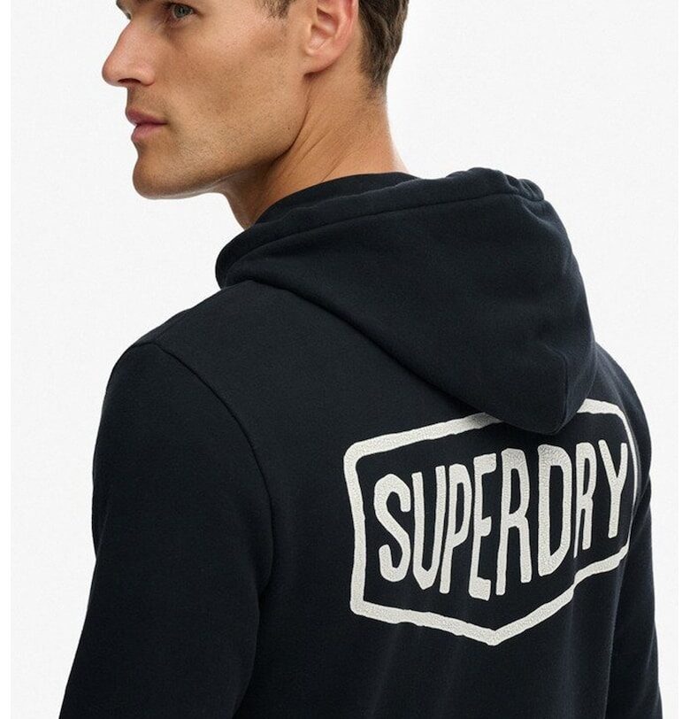Худи с лого - Черен Superdry  Co