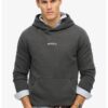 Худи с лого - Tъмносив Superdry  Co