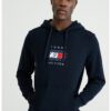 Худи с лого и джоб кенгуру - Ултрамарин синьо Tommy Hilfiger