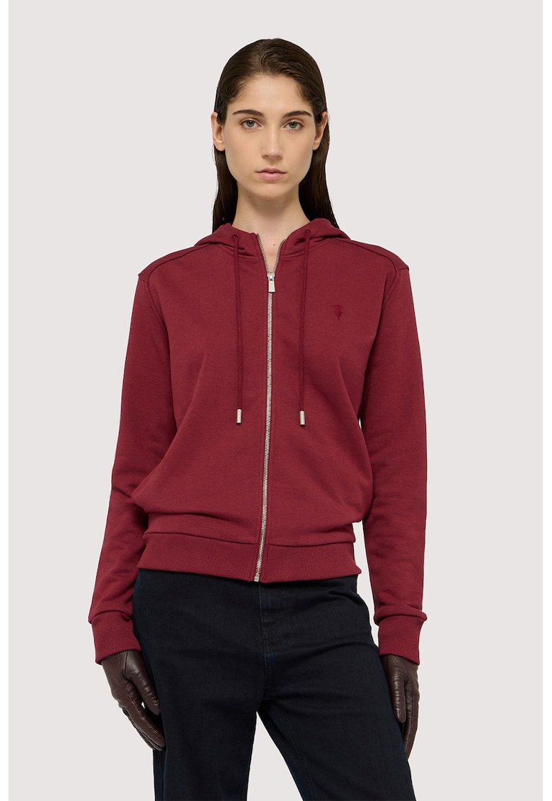 Худи с цип - Бордо Trussardi