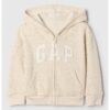 Худи с цип и лого - Крем GAP