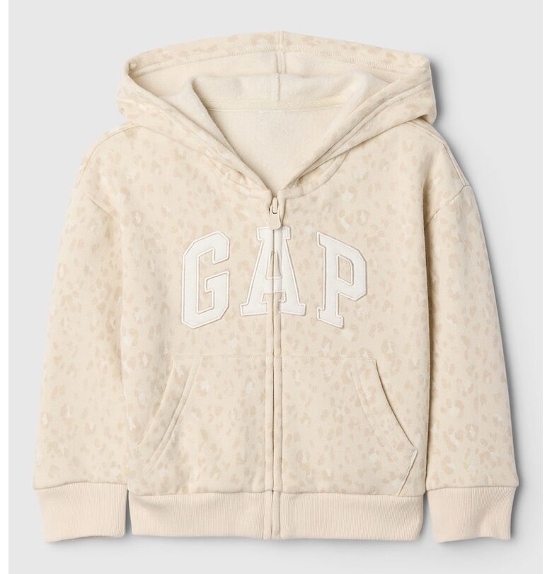 Худи с цип и лого - Крем GAP